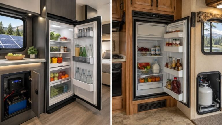 12V RV Refrigerator vs Propane Refrigerator