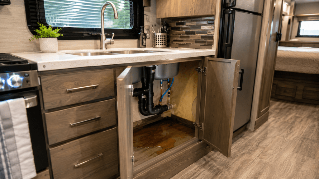 How Do You Find a Hidden Water Leak in an RV Kitchen