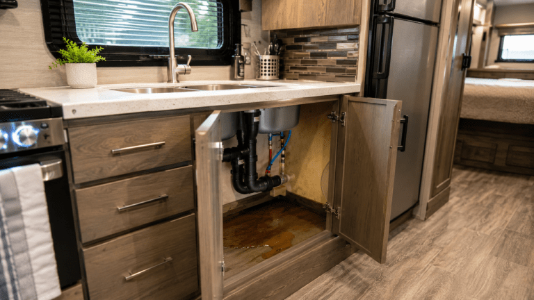 How Do You Find a Hidden Water Leak in an RV Kitchen