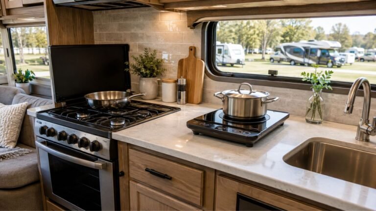 RV Induction Cooktop vs Propane Stove