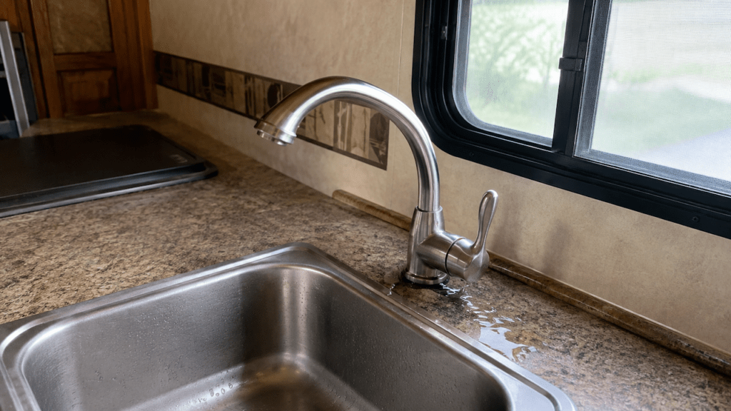 Why Does My RV Faucet Leak Around the Base