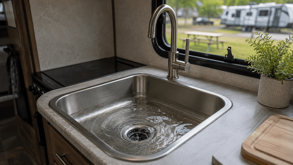 Why Does My RV Kitchen Sink Gurgle When Draining