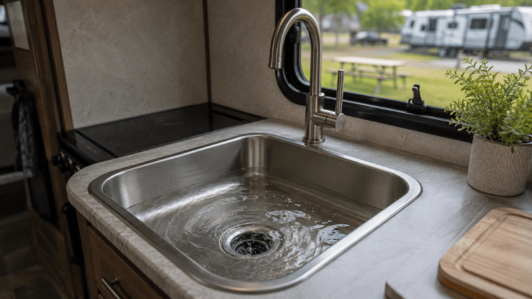Why Does My RV Kitchen Sink Gurgle When Draining
